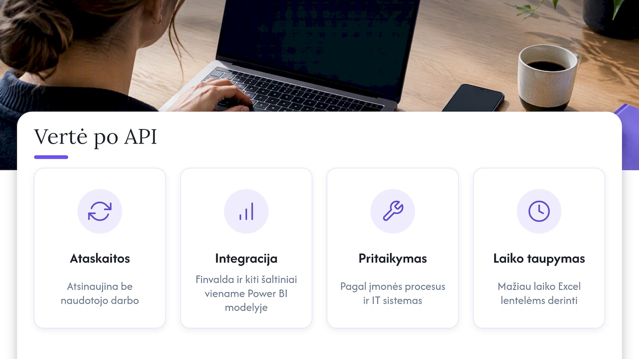 Mūsų požiūris: API yra tik pradžia — overview diagram